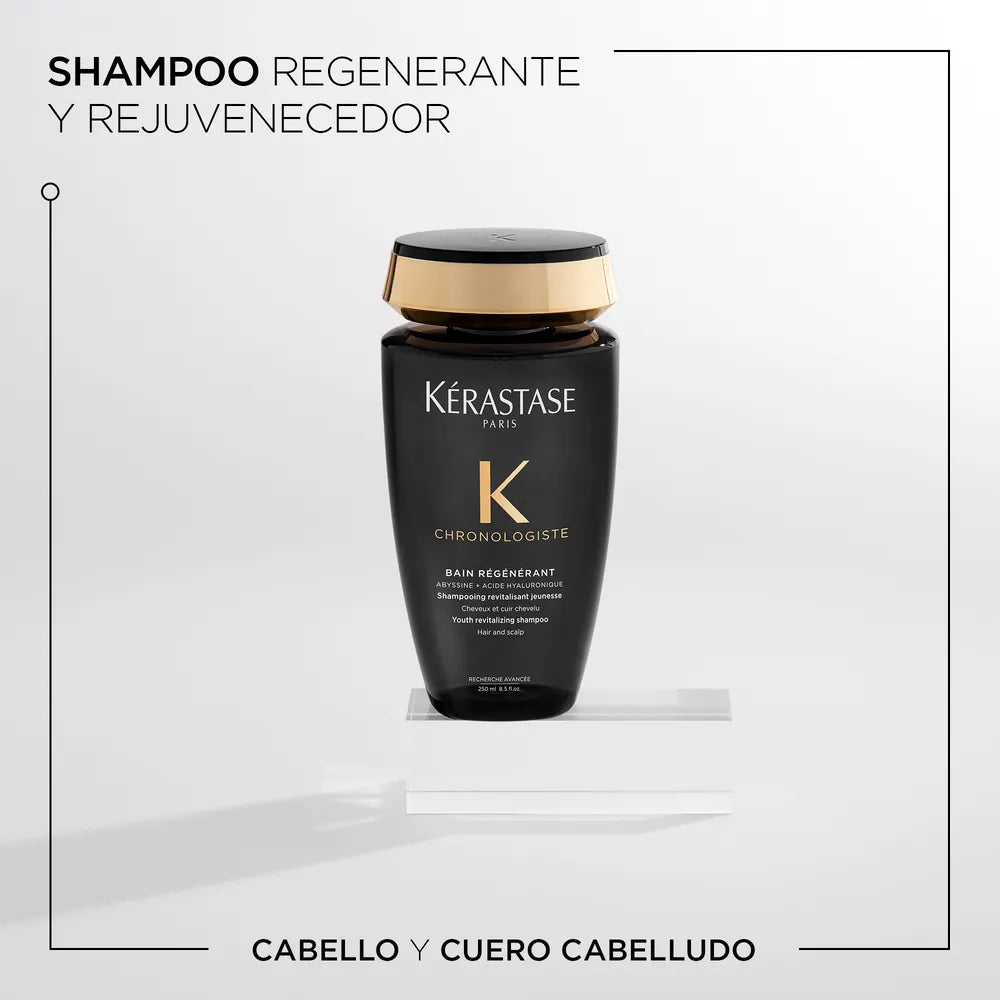 Shampoo Revitalizante Chronologiste Bain Régénérant Cabello Opaco o Debilitado