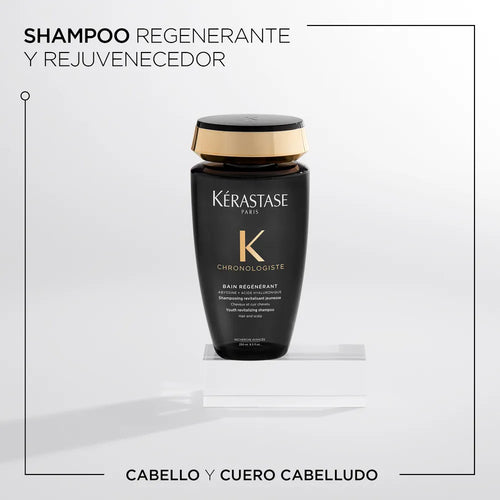 Shampoo Revitalizante Chronologiste Bain Régénérant Cabello Opaco o Debilitado