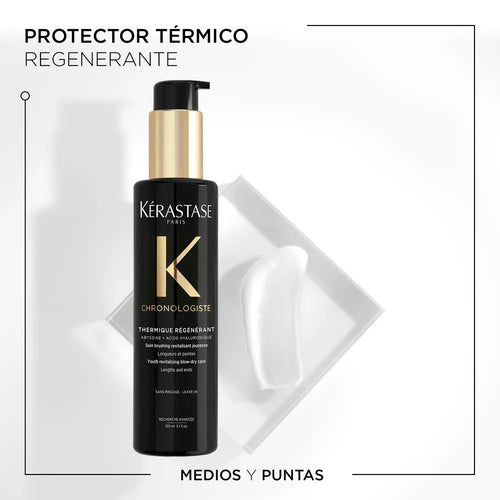 Crema Termoprotectora Chronologiste Thermique Régénérant Cabello Opaco o Debilitado