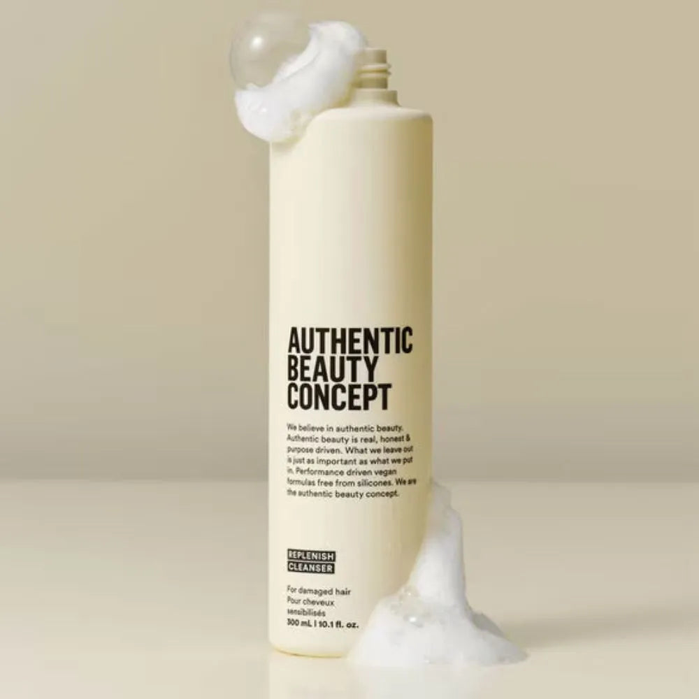 Shampoo Reparador Authentic Beauty Concept Replenish Cleanser Cabello Dañado