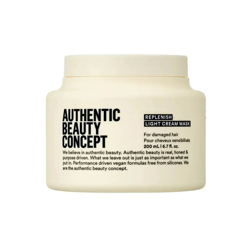Mascarilla Reparadora Authentic Beauty Concept Replenish Mask Light Cabello Dañado
