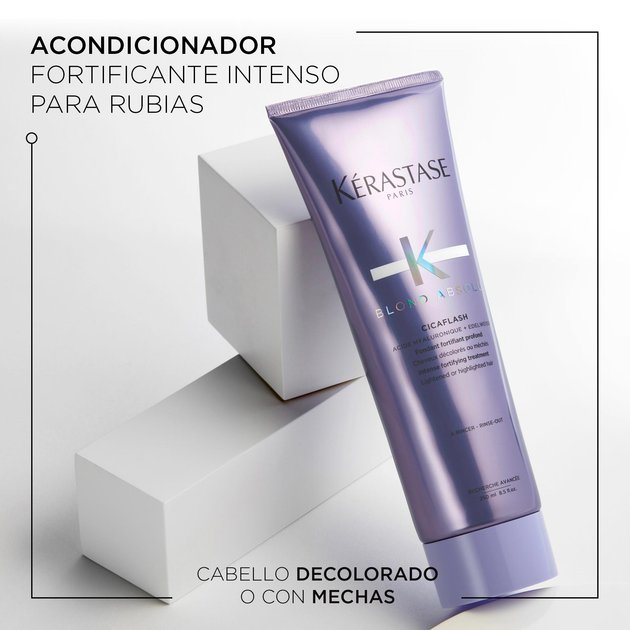 Acondicionador Blond Absolu Cicaflash Cabello Rubio Decolorado