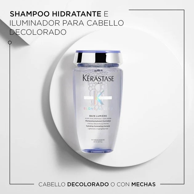 Shampoo Blond Absolu Bain Lumière Cabello Rubio