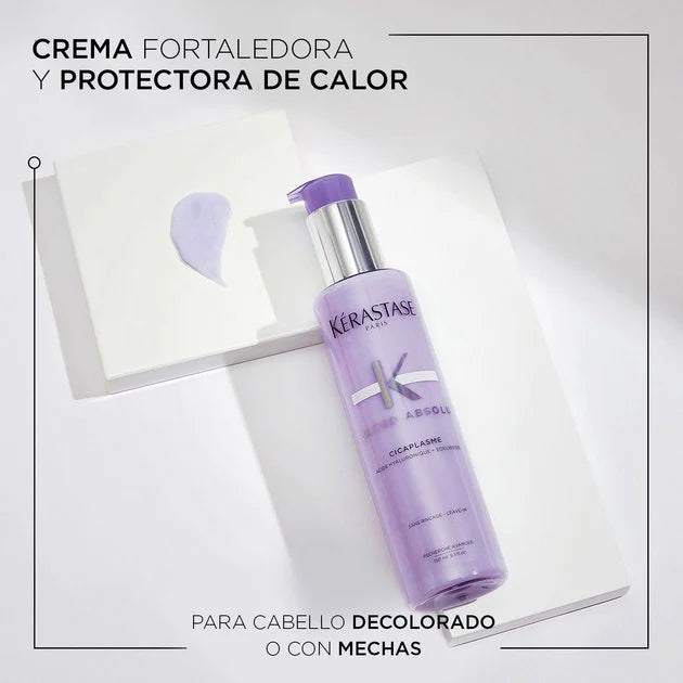 Crema Termoprotectora Blond Absolu Cicaplasme Cabello Rubio Decolorado
