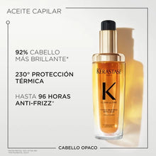 Cargar imagen en el visor de la galería, Aceite Capilar Elixir Ultime L’Huile Originale Cabello Opaco o Sin Brillo
