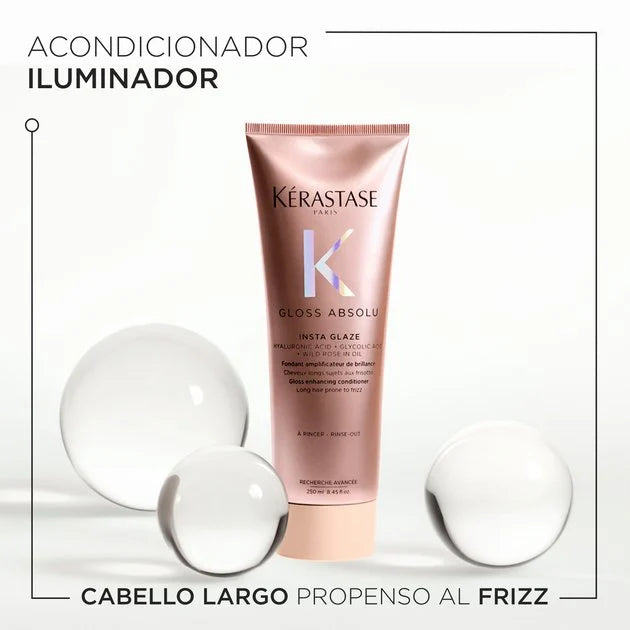 Acondicionador Iluminador Gloss Absolu Insta Glaze Cabello Opaco